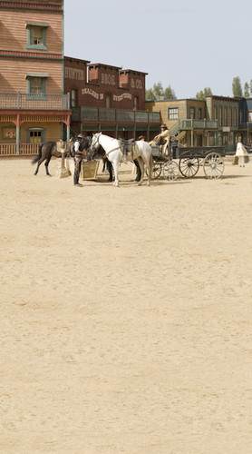 Old West Town Backdrop