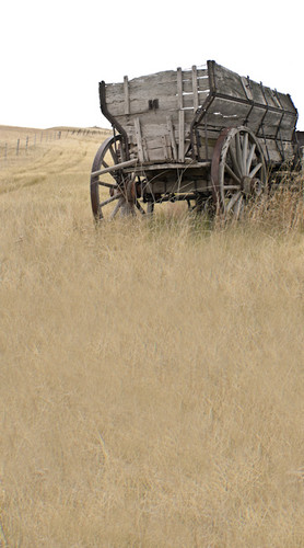 Old West Wagon Backdrop