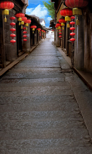 Chinese Lantern Festival Backdrop