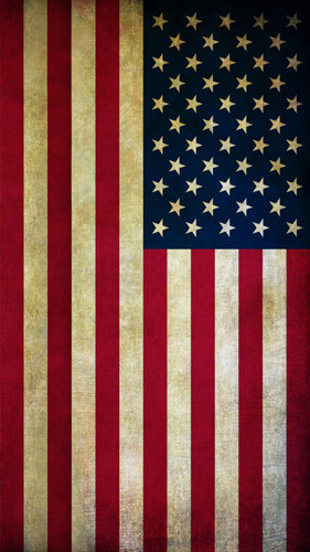 Rugged American Flag Backdrop