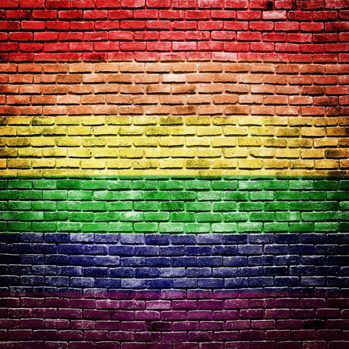 Brick Rainbow Floor