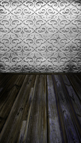 Intricate Metal Wood Room