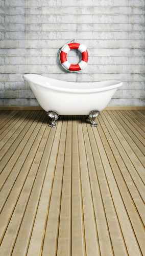 Bathtub Pin-up Backdrop