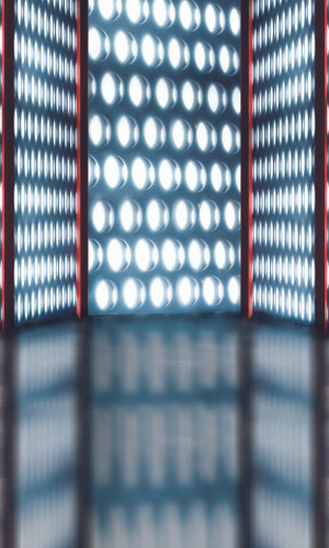 Futuristic Light Wall Backdrop