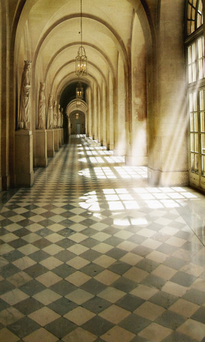Corridor of Stone Kings Backdrop