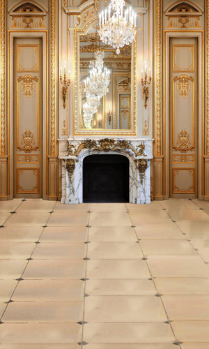 Marble Fire Place Backdrop