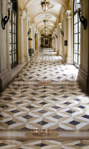 Ensconced Hallway Backdrop