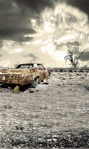 Nuclear Fallout Backdrop