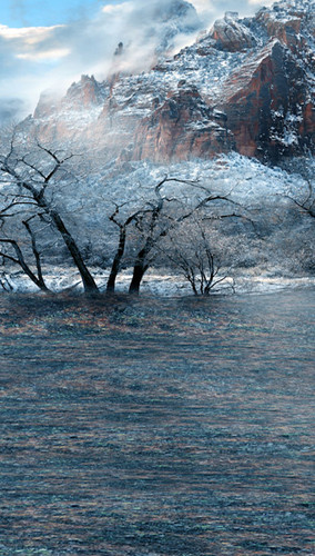 Mountain of Ice Backdrop