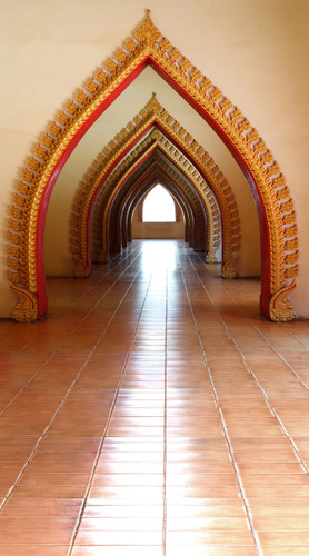 Teardrop Hallway Backdrop