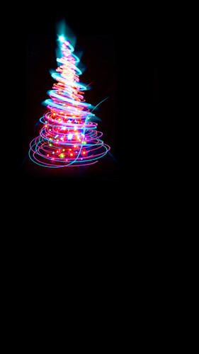 Swirl Tree-Neon Pink Backdrop