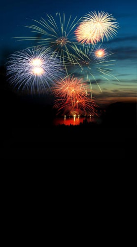 Fireworks Backdrop