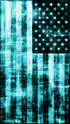 Blue Grunge Americana