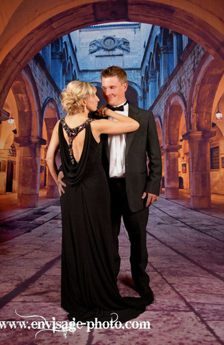 Arched Court Backdrop