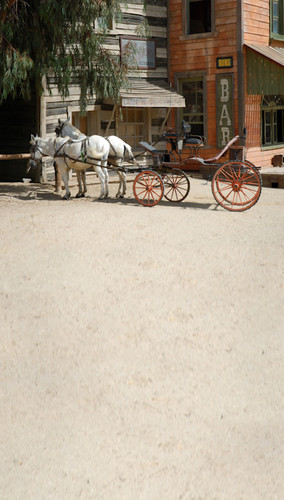 Old West Transportation Backdrop