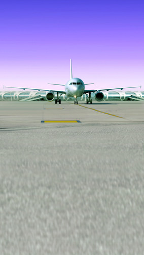 Airplane Runway Backdrop