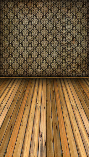 Brown Standard Damask Backdrop
