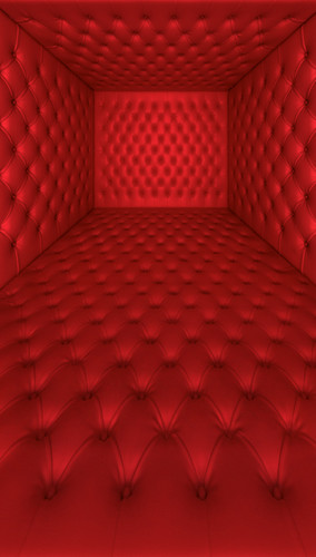 Red Tufted Room Backdrop