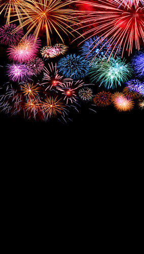Fireworks Finale Backdrop