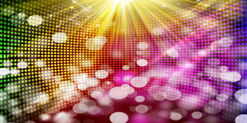 Disco Bokeh Wide Format