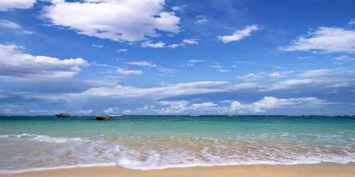 Sandy Beach Wide Format