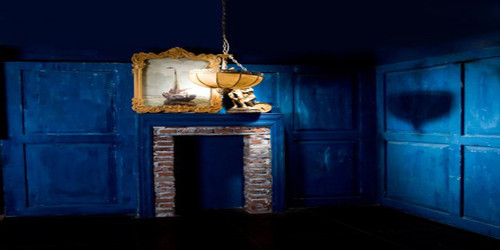 Colonial Blue Room Wide Format