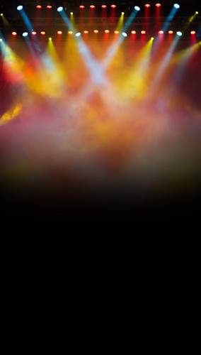 Multi-Colored Spotlights Backdrop