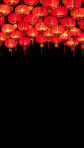 Red Lantern Backdrop