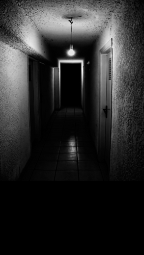 Dark Basement Hallway