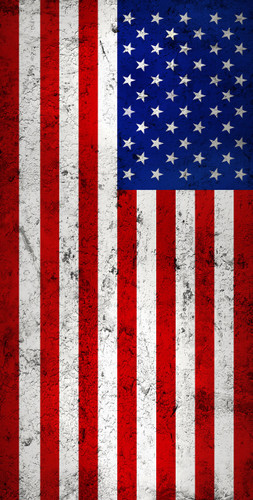 Distressed American Flag Backdrop