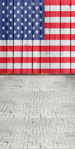 Patriotic Slats Backdrop
