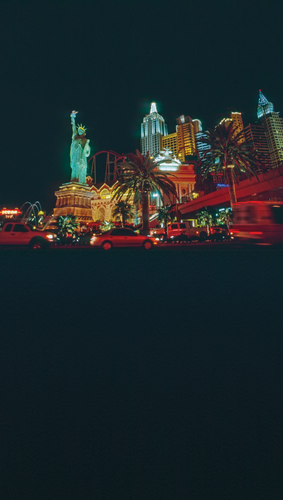 Vegas Skyline Backdrop