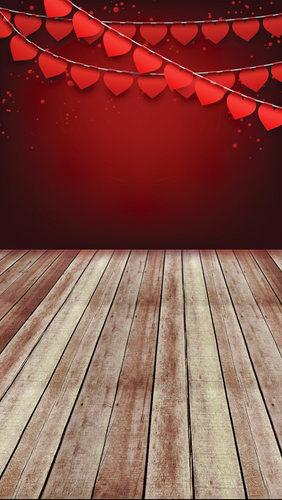 Heart Banner Backdrop