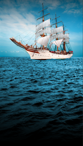 High Seas Sailing Backdrop