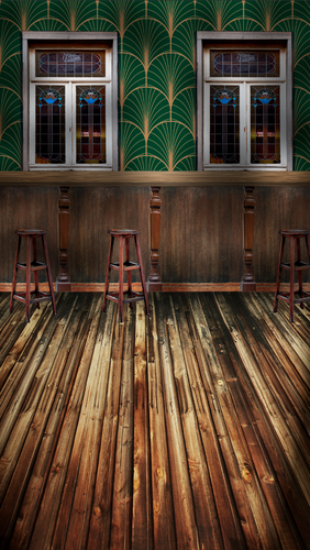 Art Deco Saloon Backdrop