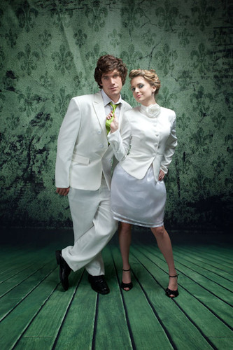 Fleur de Lis (Green) Backdrop