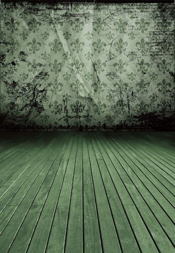 Fleur de Lis (Green) Photo Backdrop