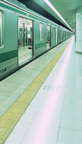 Subway Stop Photography Backdrops
