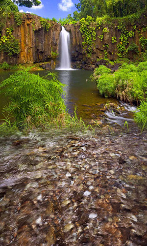 Friendly Waterfall Backdrop