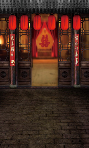 Asian Blessings Photography Backdrops