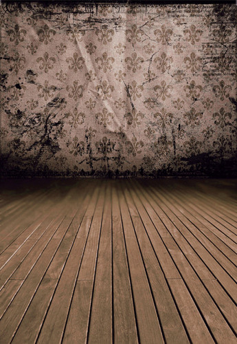 Fleur de Lis (Brown) Backdrop
