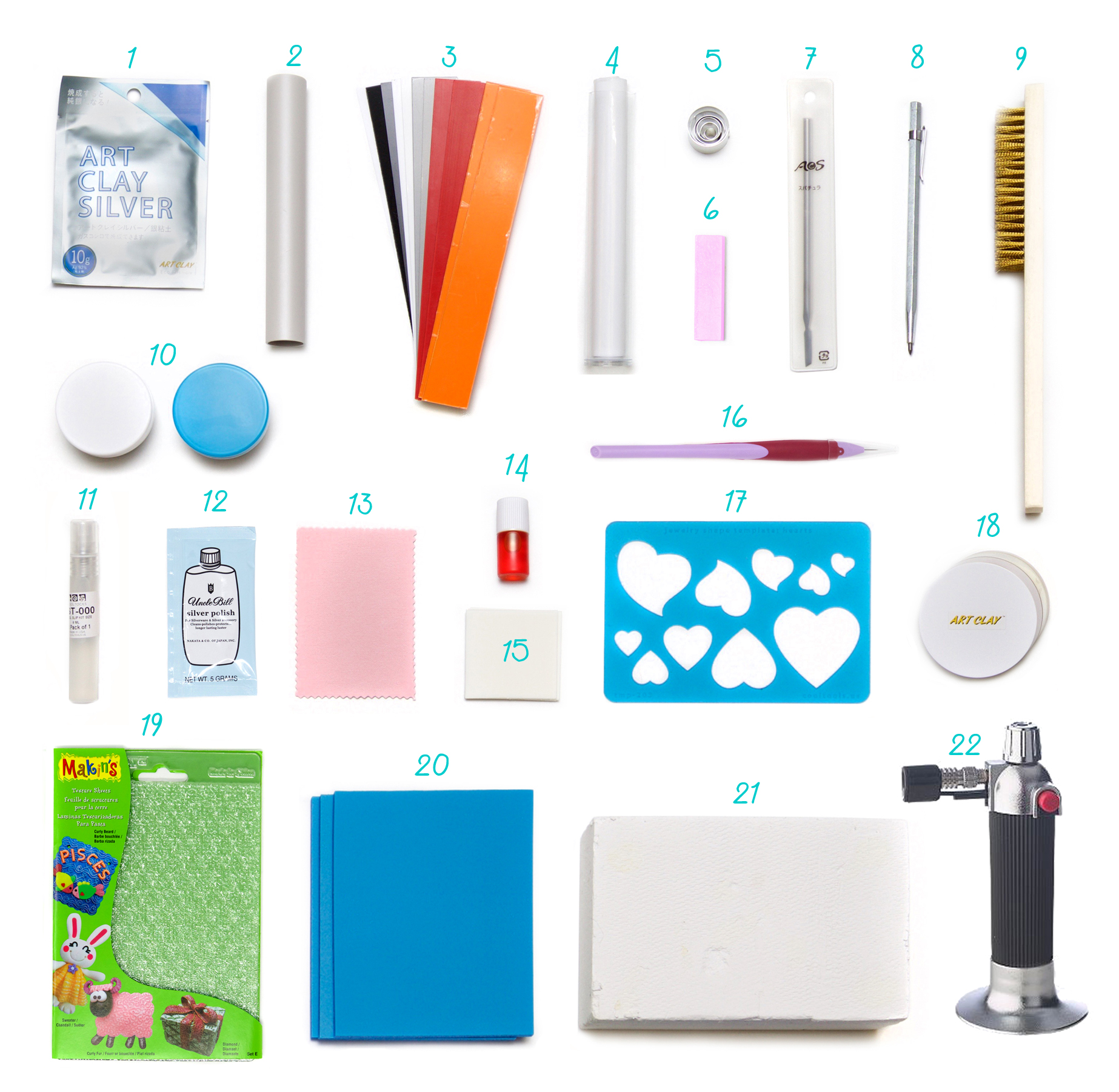 Metal Clay Deluxe Starter Kit The ultimate kit for silver clay