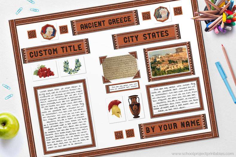 Ancient Greece Poster Project Tutorial
