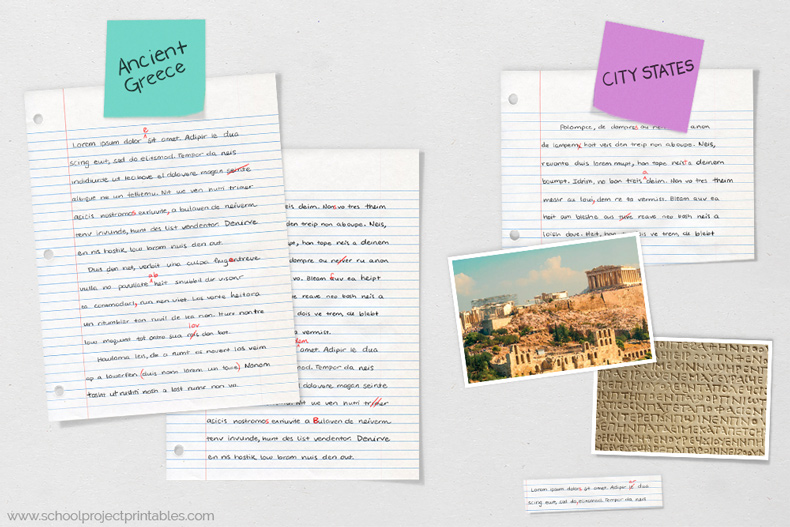 How to make a Ancient Greece poster Ancient Greece report poster work in progress