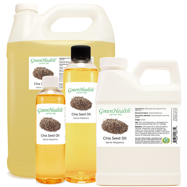 Chia Seed oil 1oz 2oz 4oz 8oz 16oz 32oz