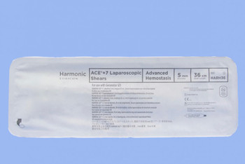 HARH36 ETHICON HARMONIC ACE+ 7 SHEARS WITH ADVANCED HEMOSTASIS: 5MM X 36CM, CURVED TIP HARH36 ETHICON HARMONIC ACE+ 7 SHEARS WITH ADVANCED HEMOSTASIS: 5MM X 36CM, CURVED TIP