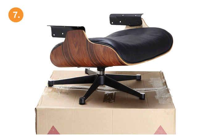 eames lounge chair replica assemble step-7