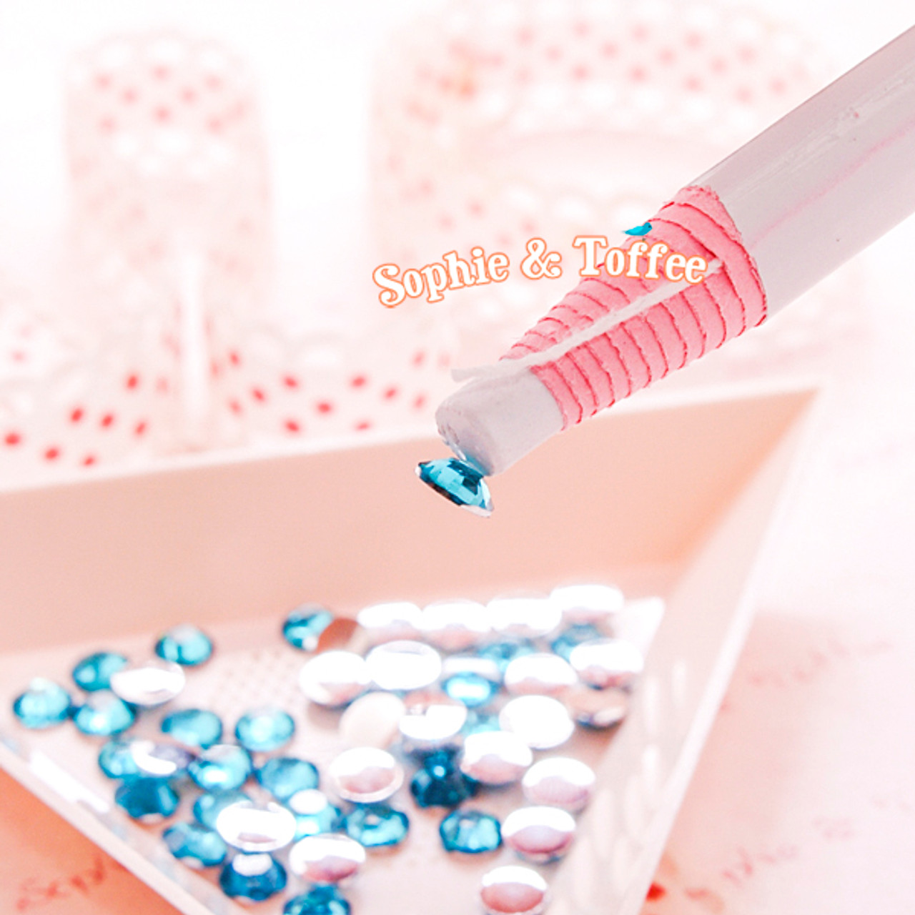 Rhinestones Pickup Pencil / Gem Picking Tool / Adhesive Pencil for