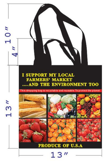 Reusable Recycle Shopping bag (13x13) Reusable Recycle Shopping bag (13x13)