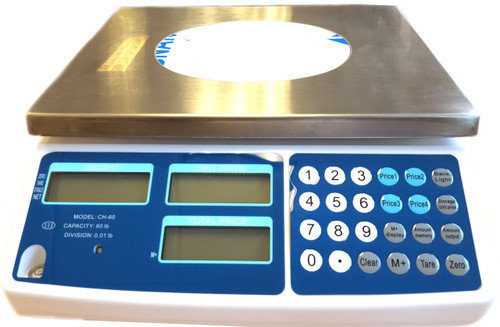 Digital Price Computing Produce Count Weight Portable Scale 60LB CH-60 Digital Price Computing Produce Count Weight Portable Scale 60LB CH-60